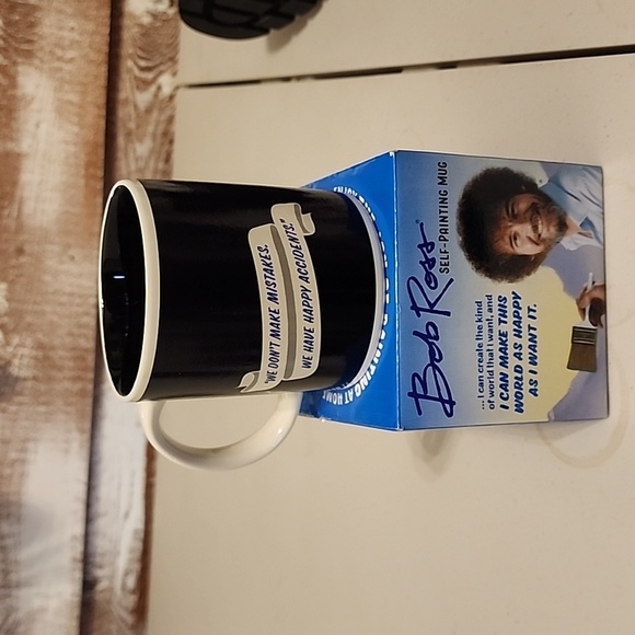 Bob Ross self painting coffee cup mug color changing new - Picture 2 of 3